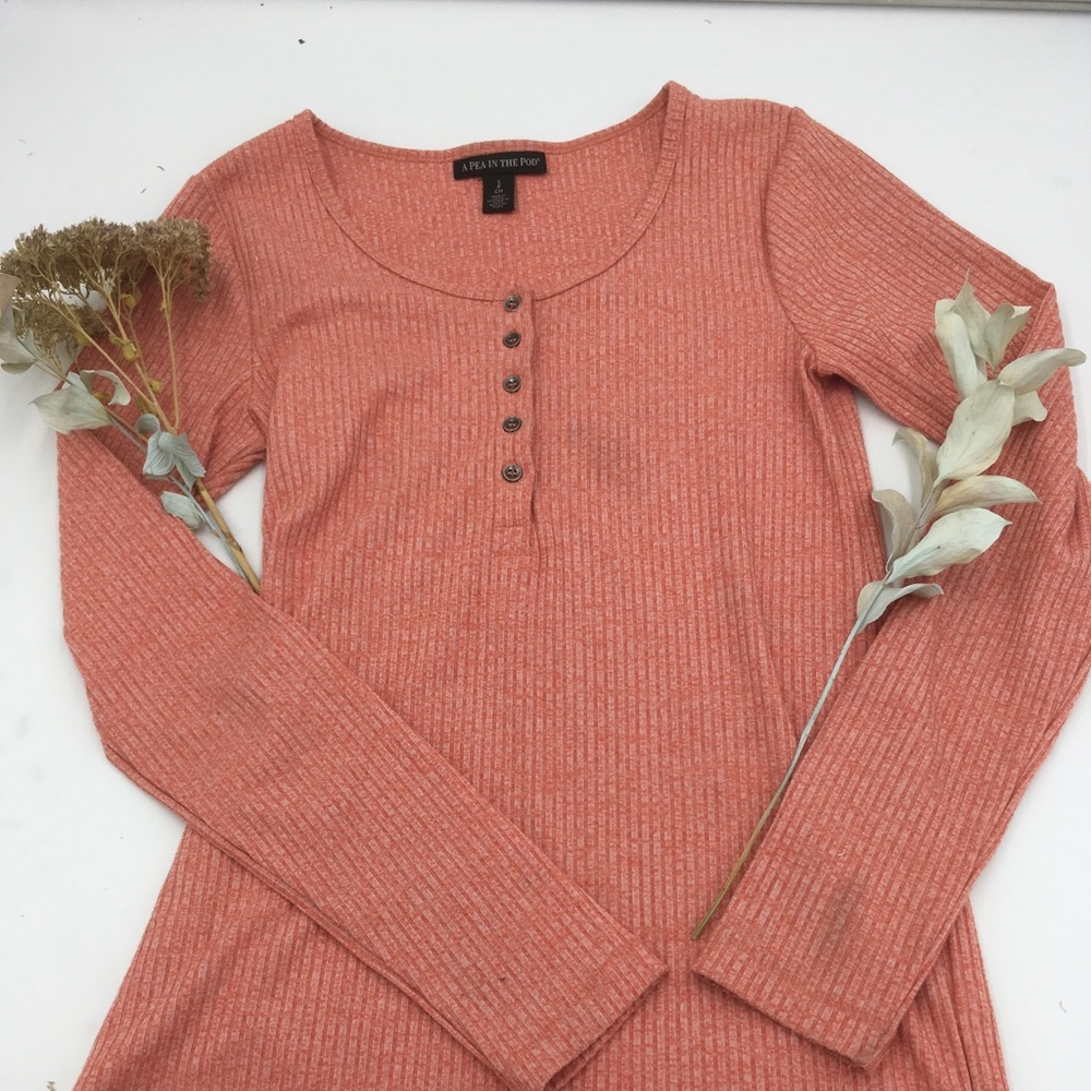 Salmon Henley top